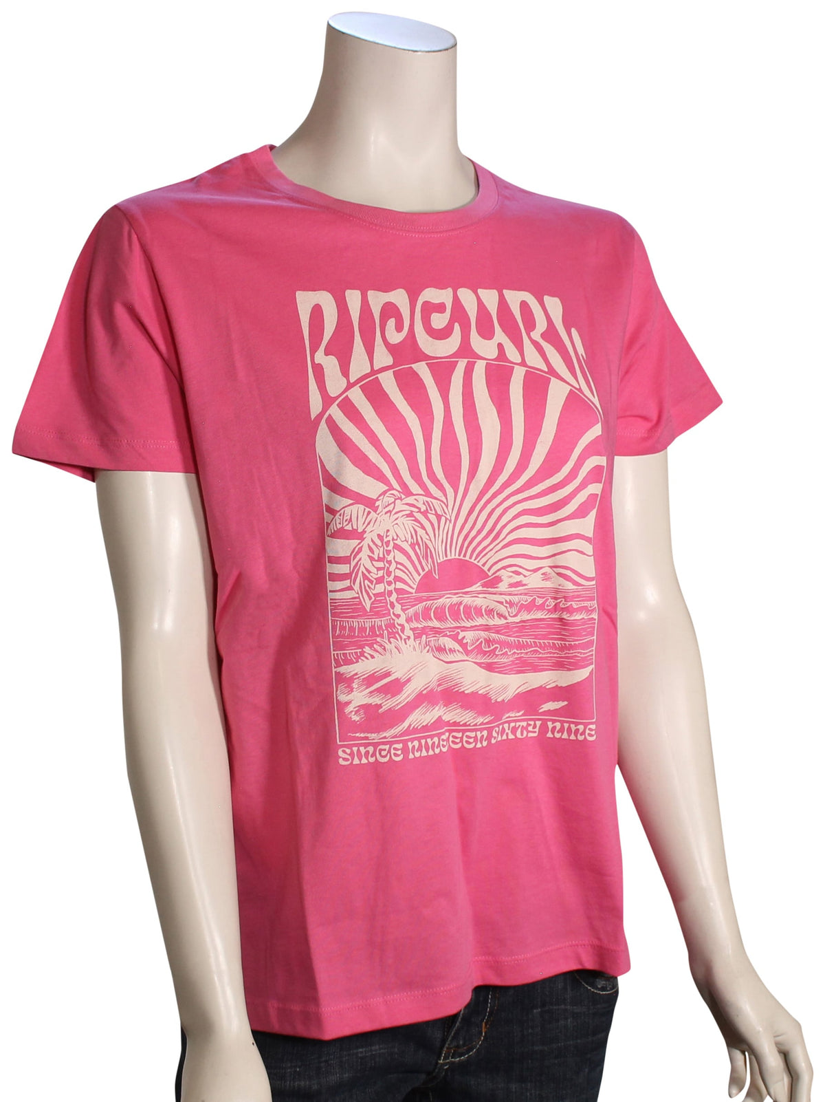 Rip Curl Heatwave Standard Women's T-Shirt - Hot Pink