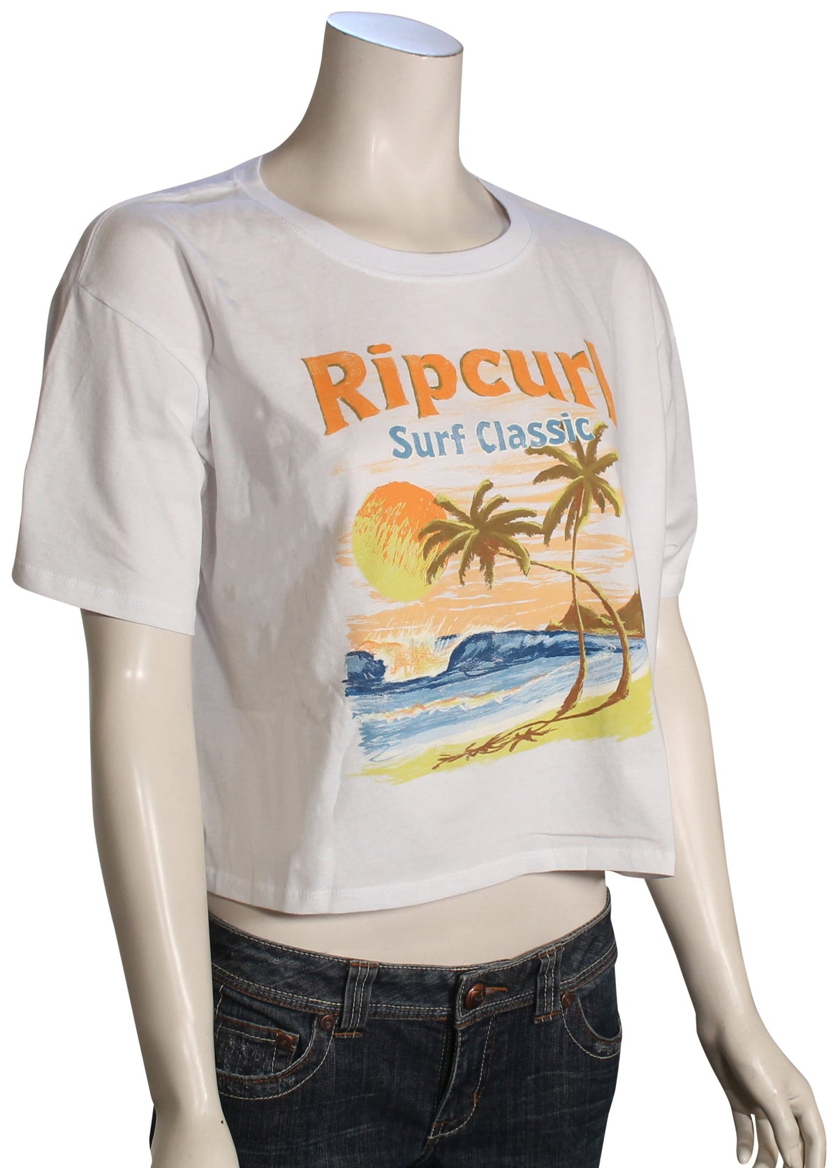 Rip Curl High Tide Scenic Standard Women's T-Shirt - White