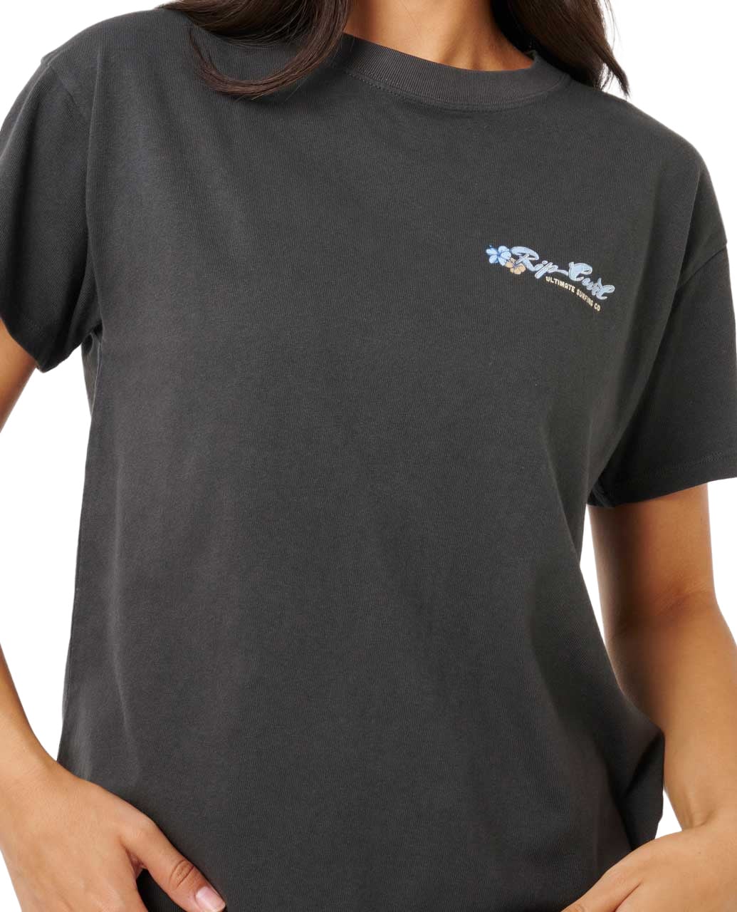 Rip Curl Surf Dreams Relaxed Women's T-Shirt - Washed Black – alternate view 1
