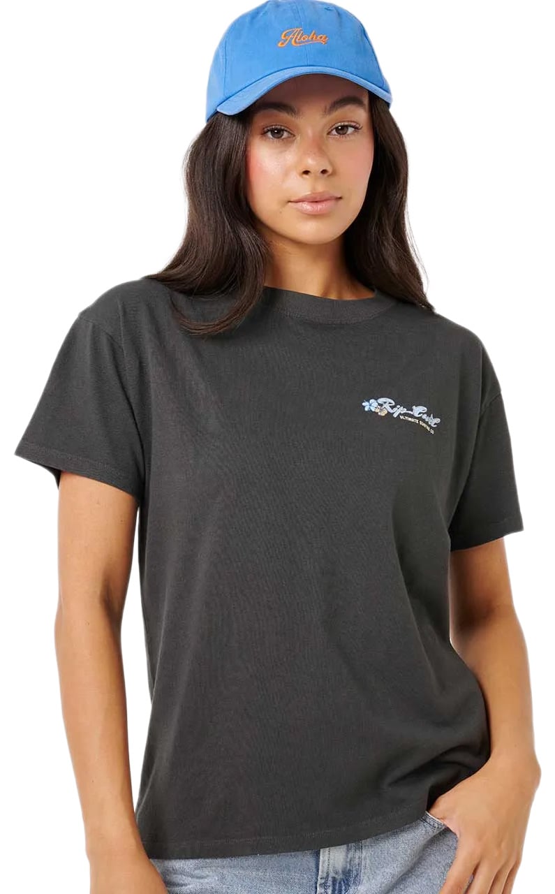 Rip Curl Surf Dreams Relaxed Women's T-Shirt - Washed Black