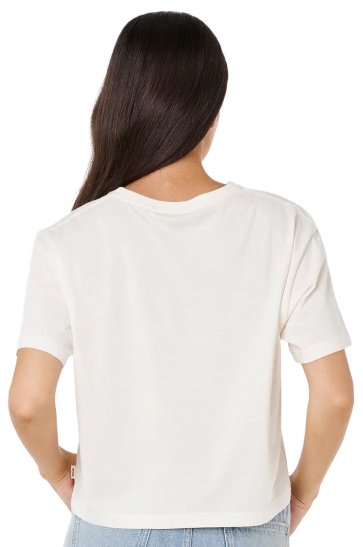 Rip Curl Hula Crop Women's T-Shirt - Bone – back view