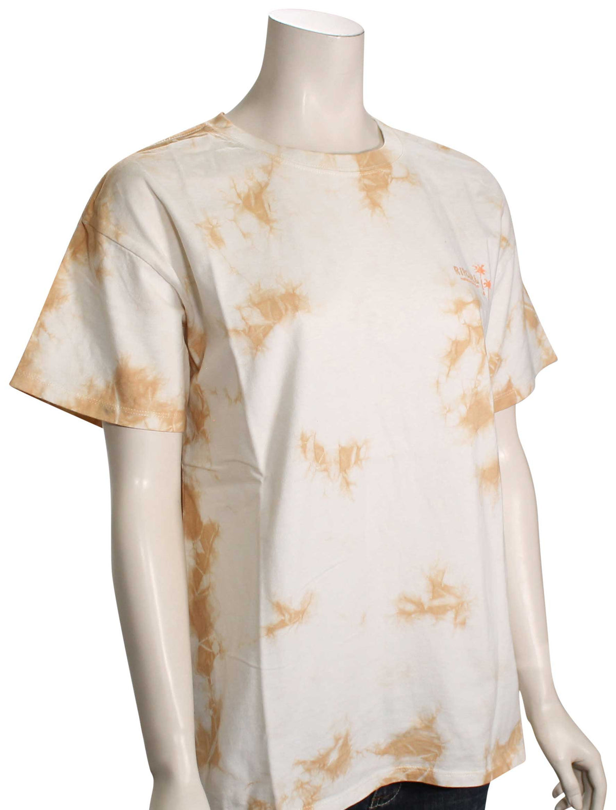 Rip Curl Rather Be Surfing Oversized T-Shirt - Cream, front view
