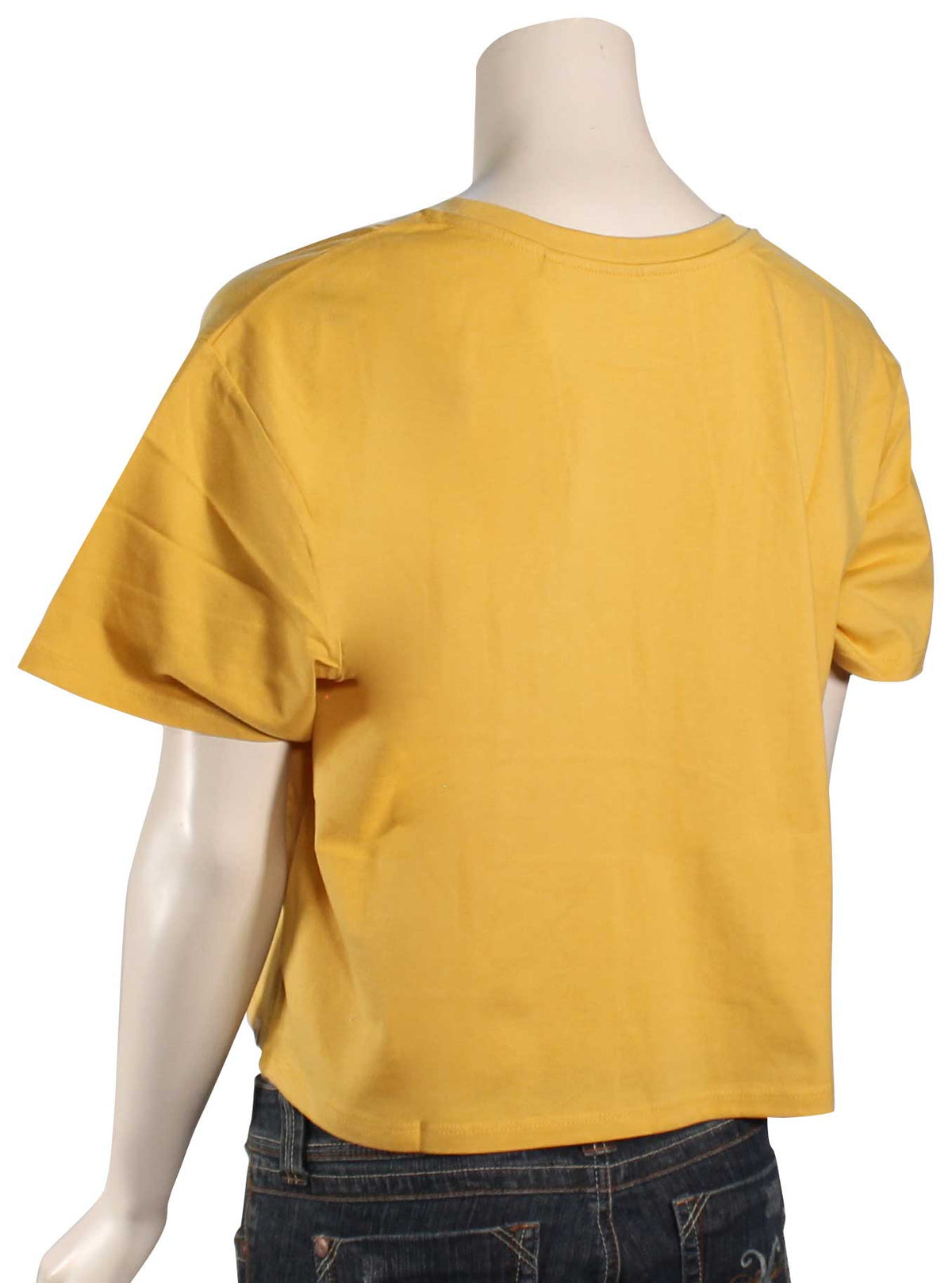 Rip Curl Sunny Paradise Crop T-Shirt - Gold – back view