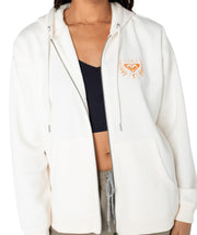 Roxy Evening Lineup Zip Hoody - Luna Egret