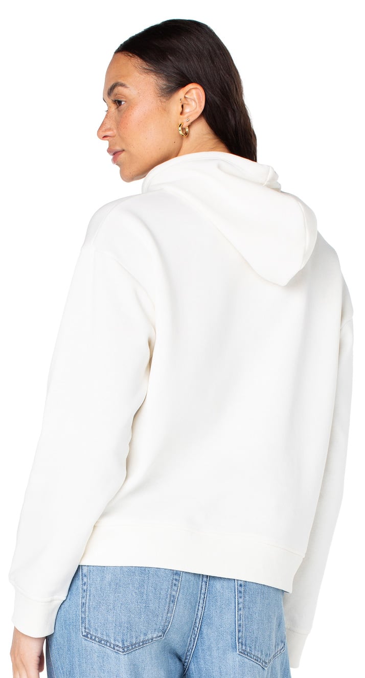 Roxy Afternoon Hike Pullover Hoody - Egret Saturn Classic – back view