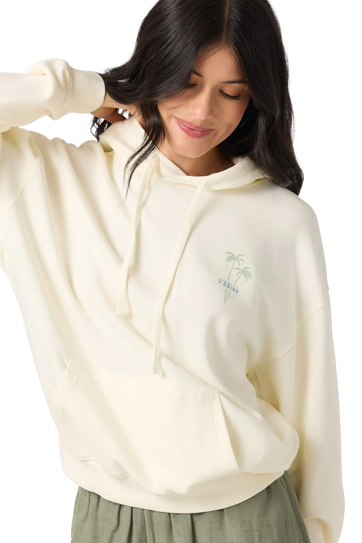 O'Neill Drift Women's Pullover Hoody - Winter White – alternate view 1