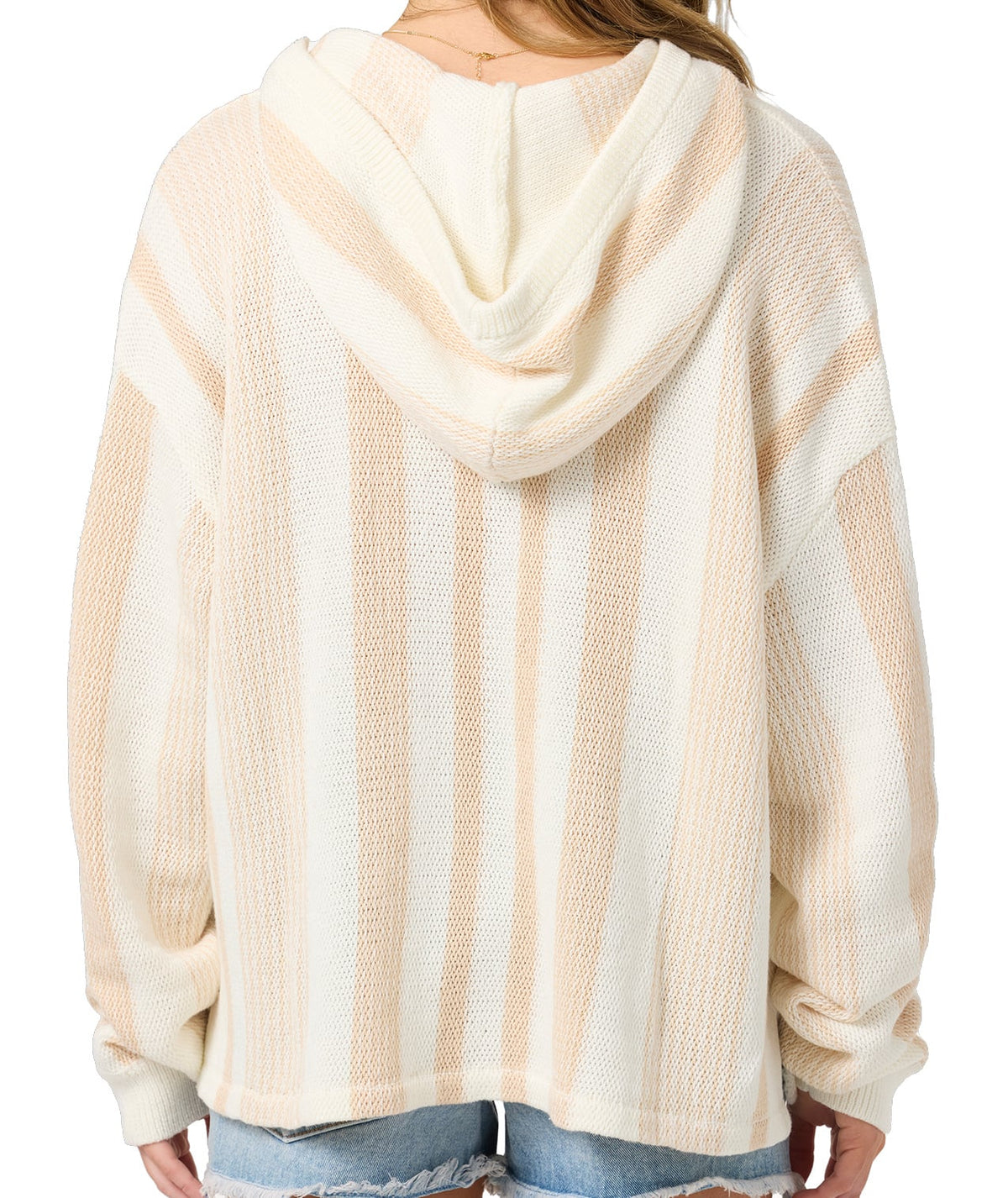 O'Neill Catamaran Relaxed Women's Pullover Hoody - Tapioca – back view