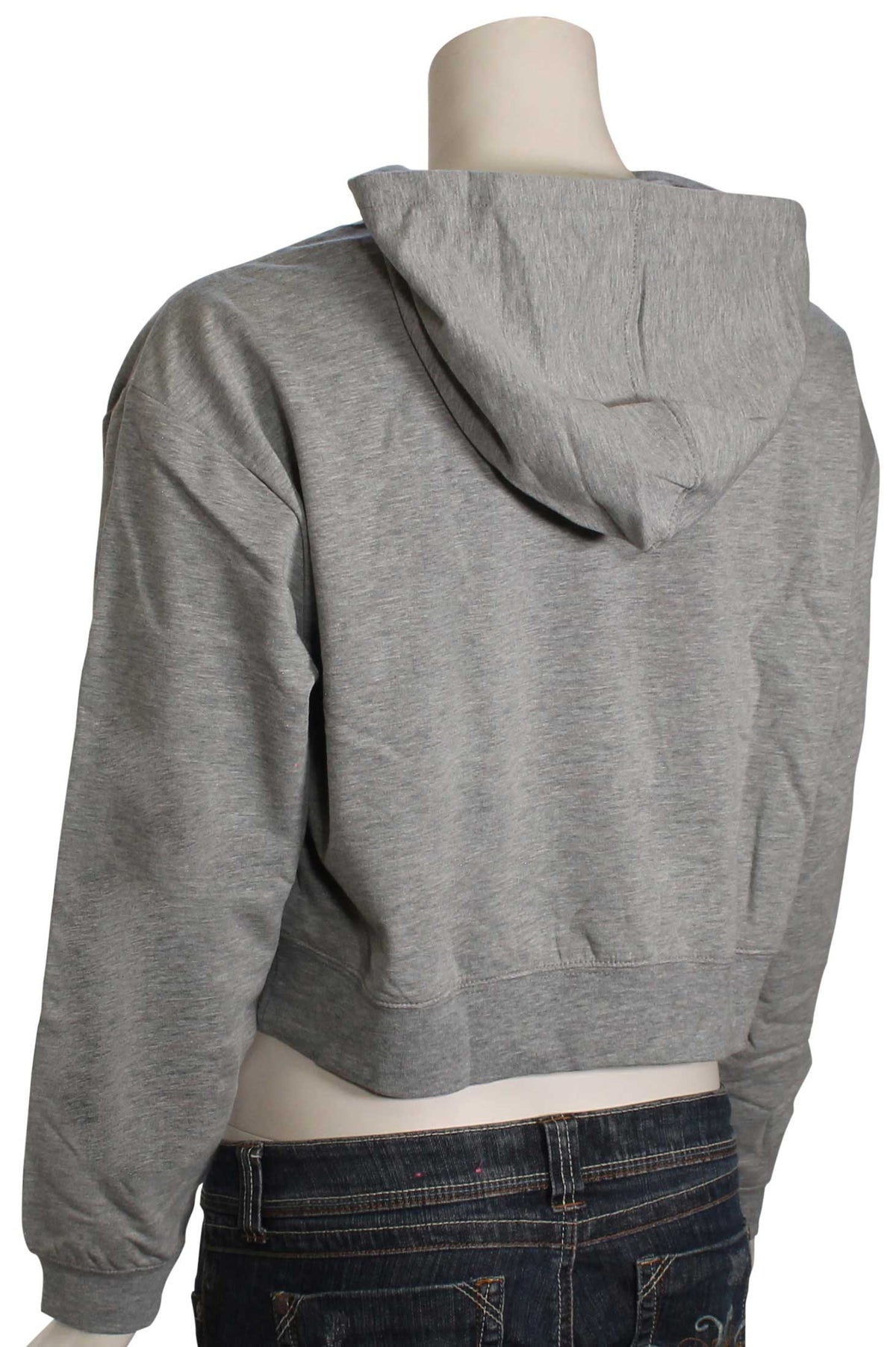 RVCA Rise Up Women's Pullover Hoody - Heather Grey – back view