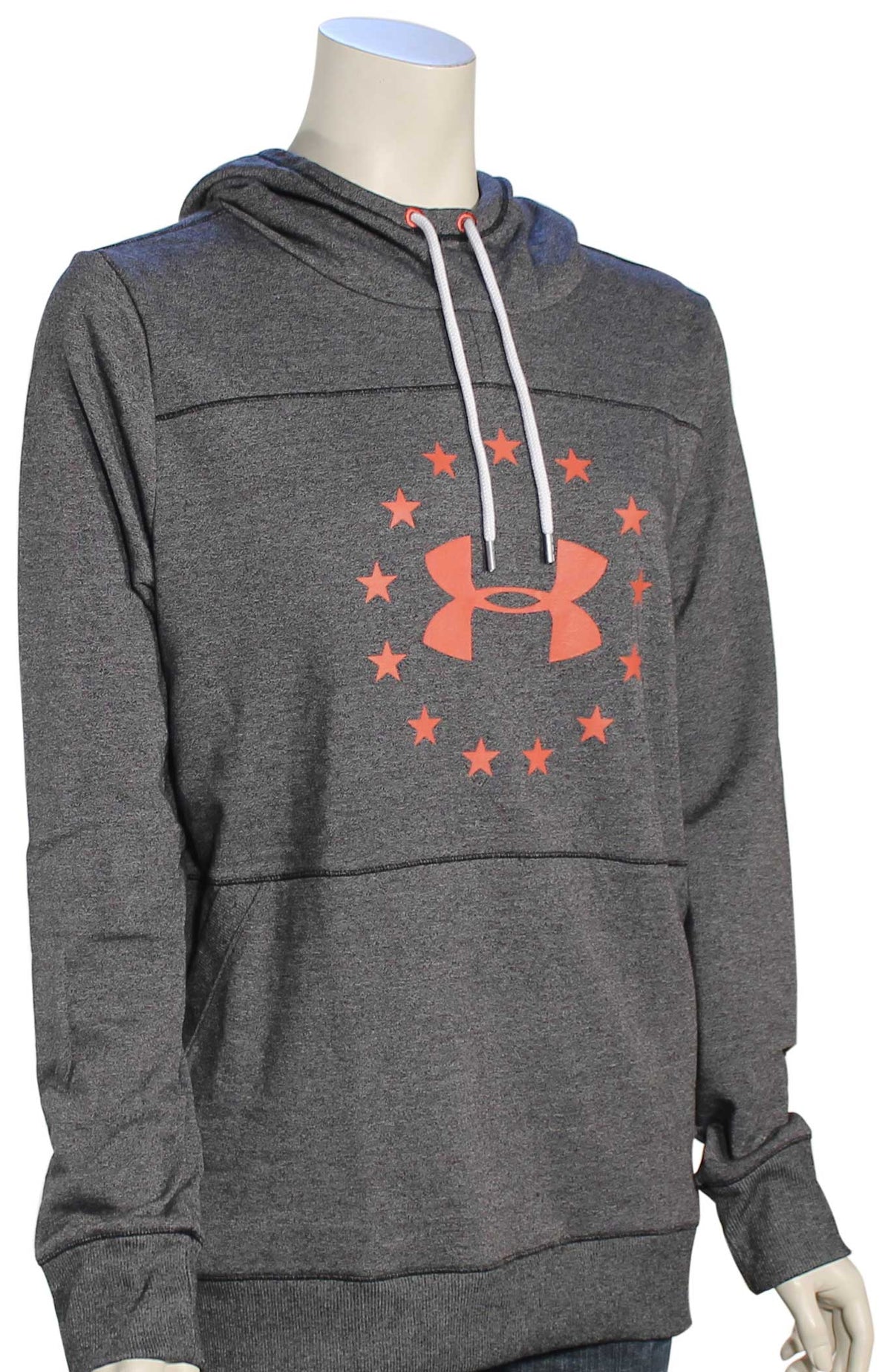 Under Armour Freedom Threadborne Women's Pullover Hoody - Black Heather