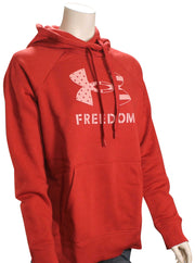 Under Armour Freedom Rival Women's Hoody - Stadium Red / Pink Clay