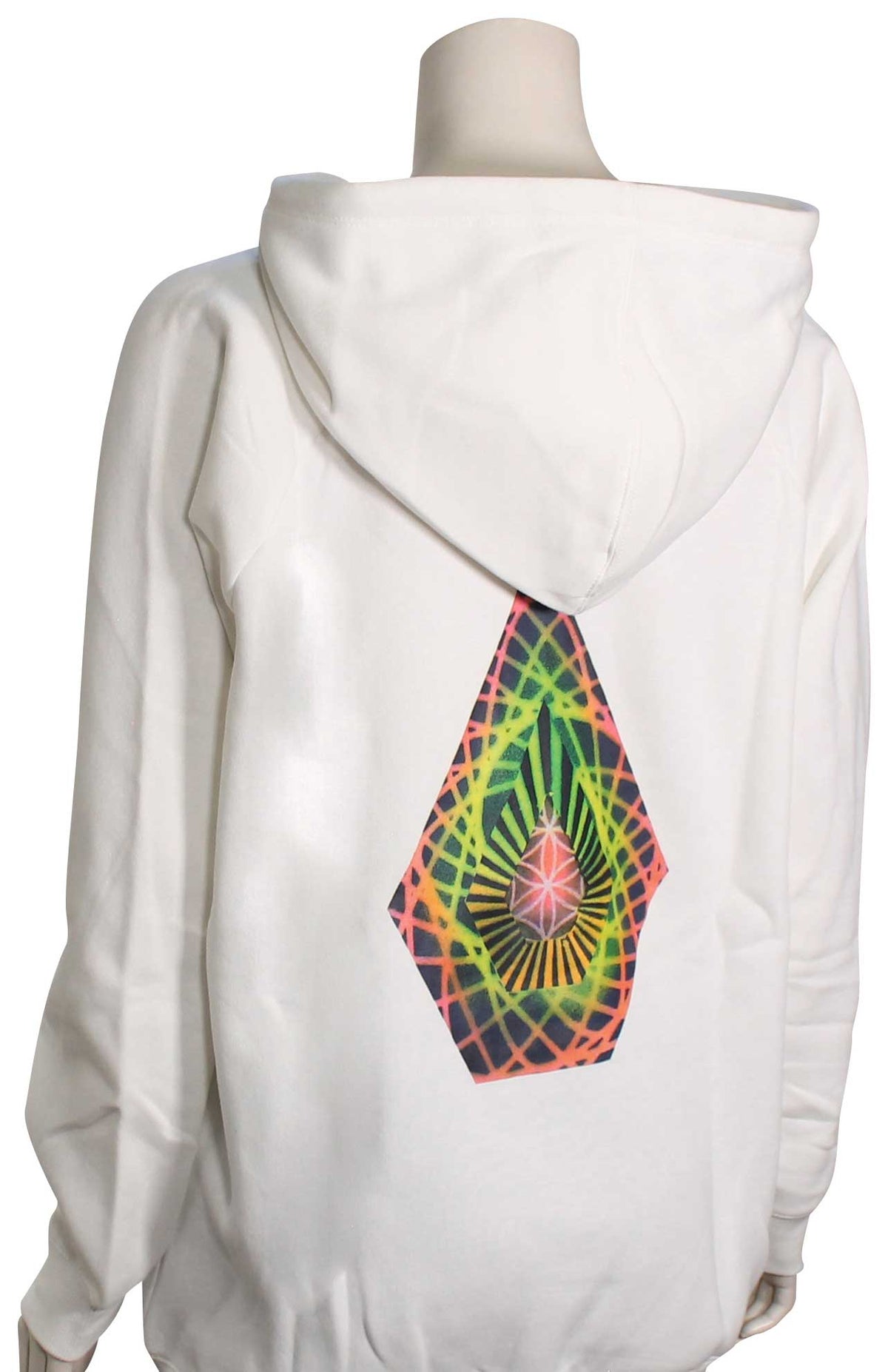 Volcom Star Shields Women's Pullover Hoody - Star White, back view