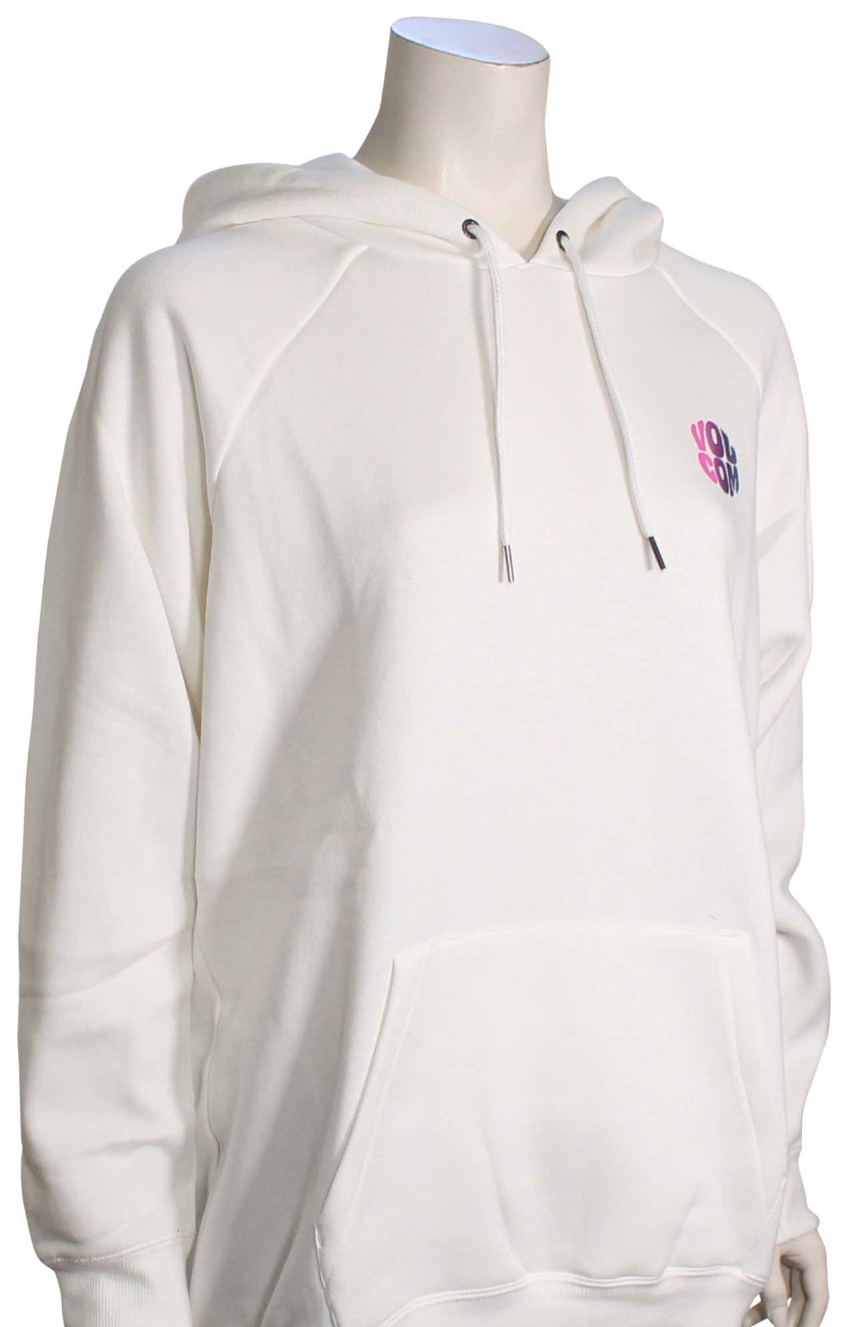 Volcom Star Shields Women's Pullover Hoody - Star White, front view
