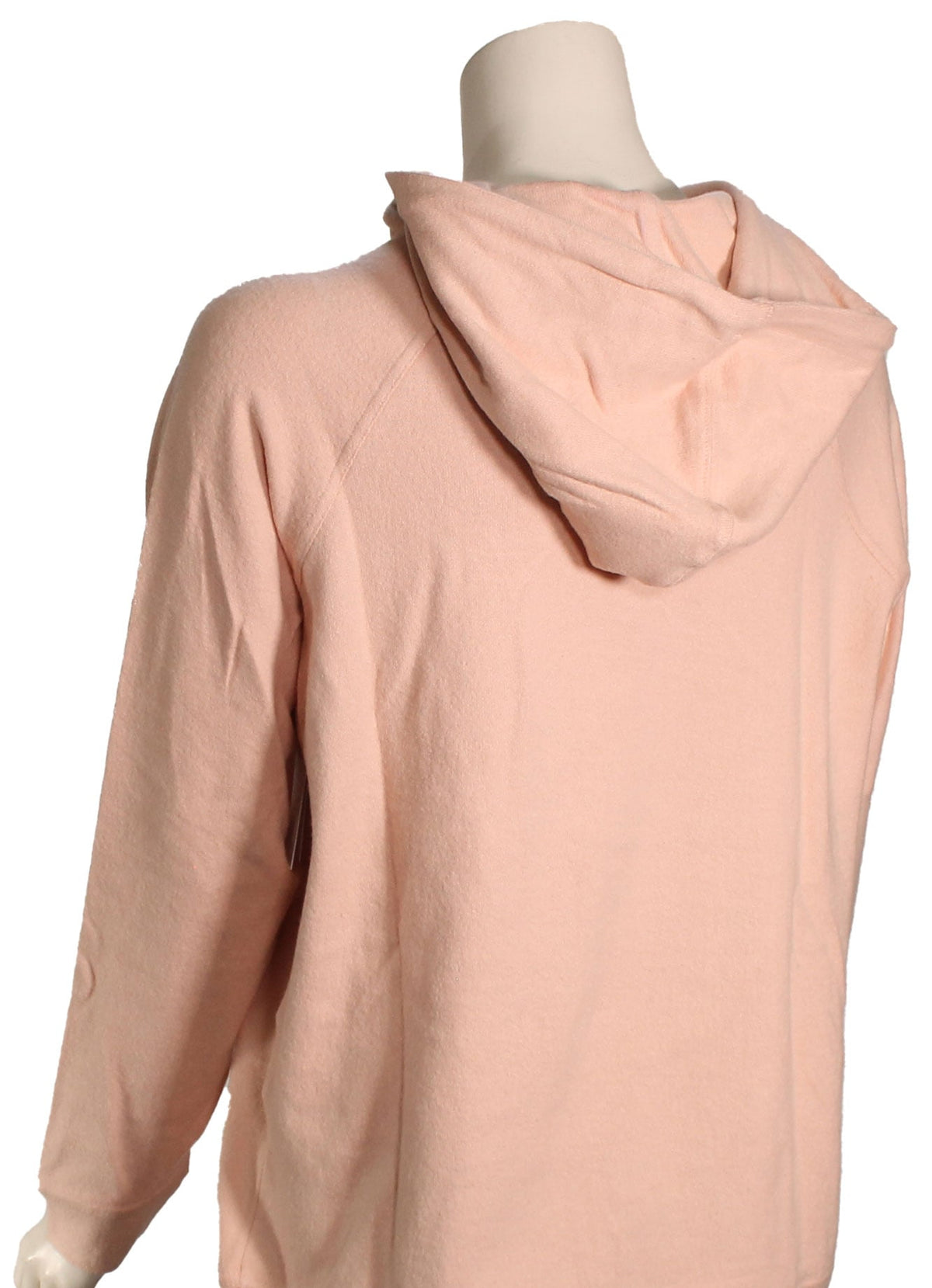 Volcom Lived In Lounge Women's Pullover Hoody - Hazey Pink – back view