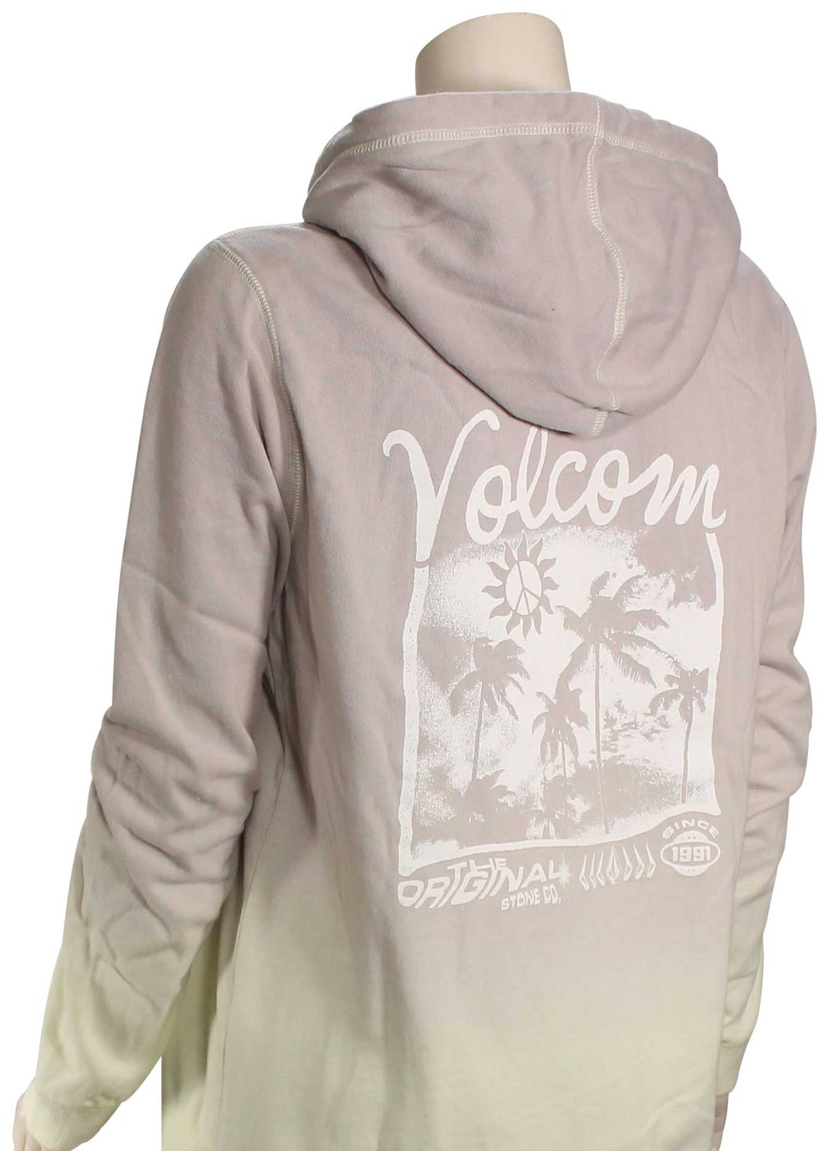 Volcom Truly Deal Women's Pullover Hoody - Lavender – back view