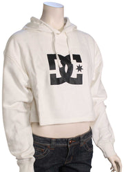 DC Star Women's Cropped Hoody - White / Black