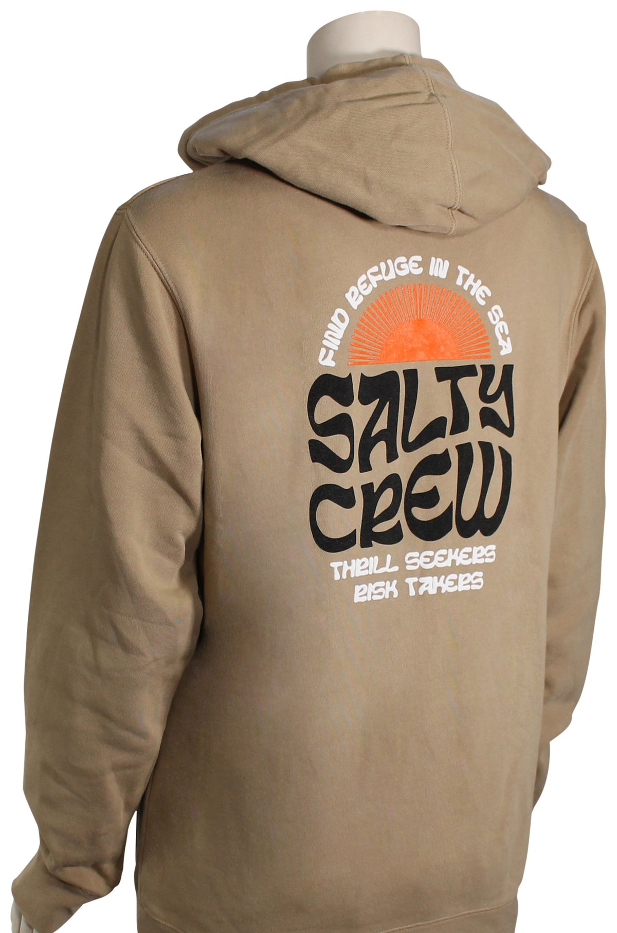 Salty Crew Sunrise Boyfriend Women's Hoody - Sandstone, back view