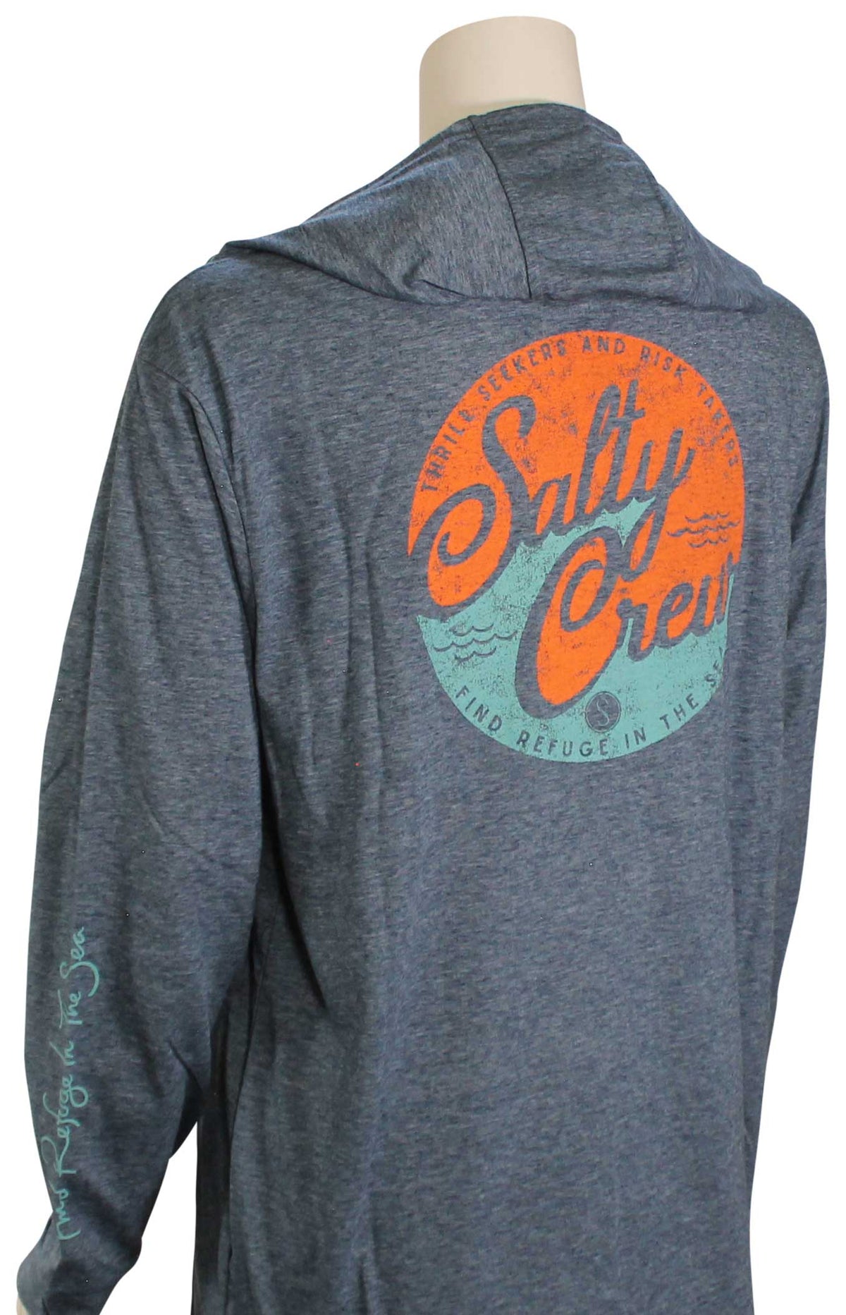 Salty Crew Club Salty Mid Weight Women's Hoody - Navy – back view