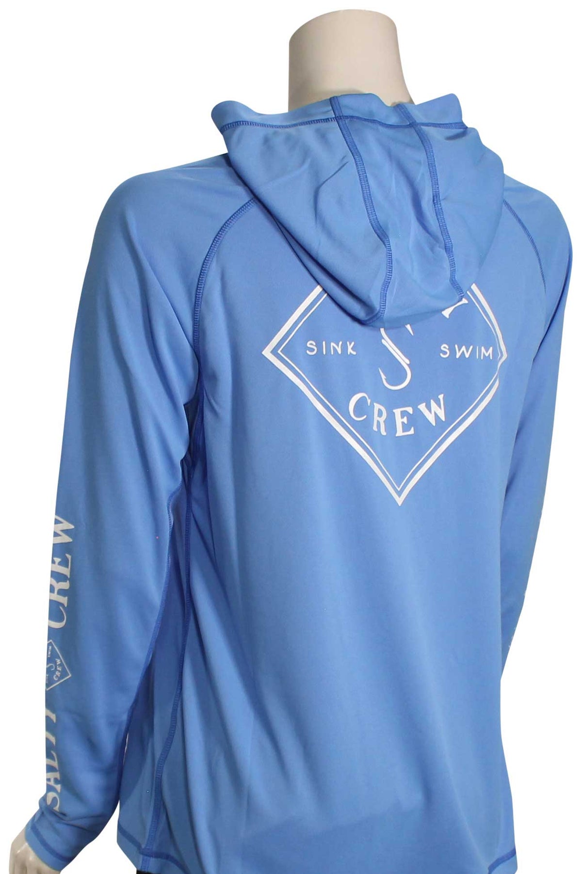 Salty Crew Tippet Pinnacle Women's Sun Hoody - Bahama Blue