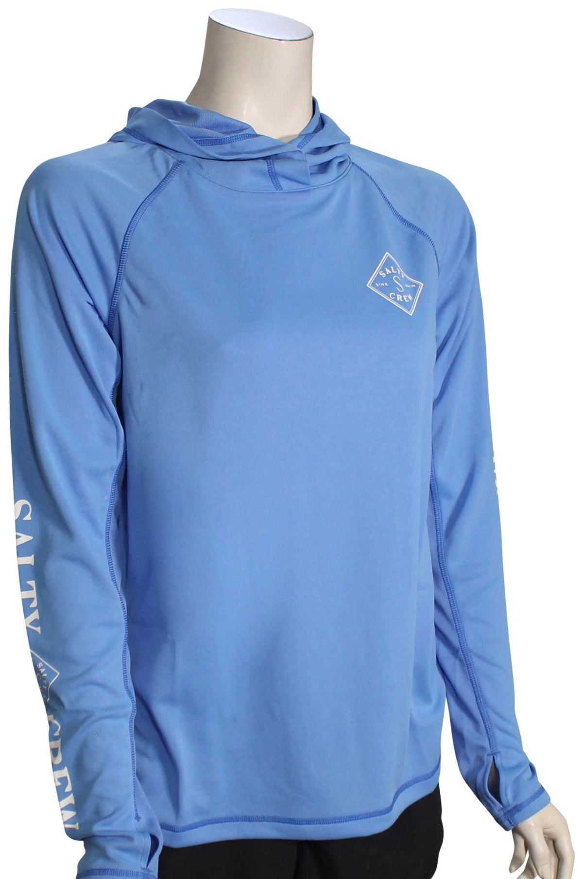 Salty Crew Tippet Pinnacle Women's Sun Hoody - Bahama Blue