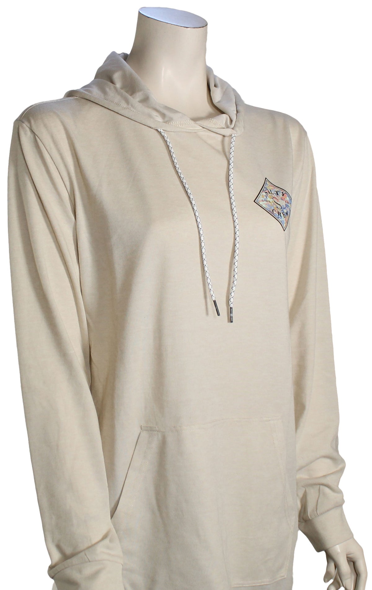 Salty Crew Tippet Fill Women's Tech Hoody - Off White, front view