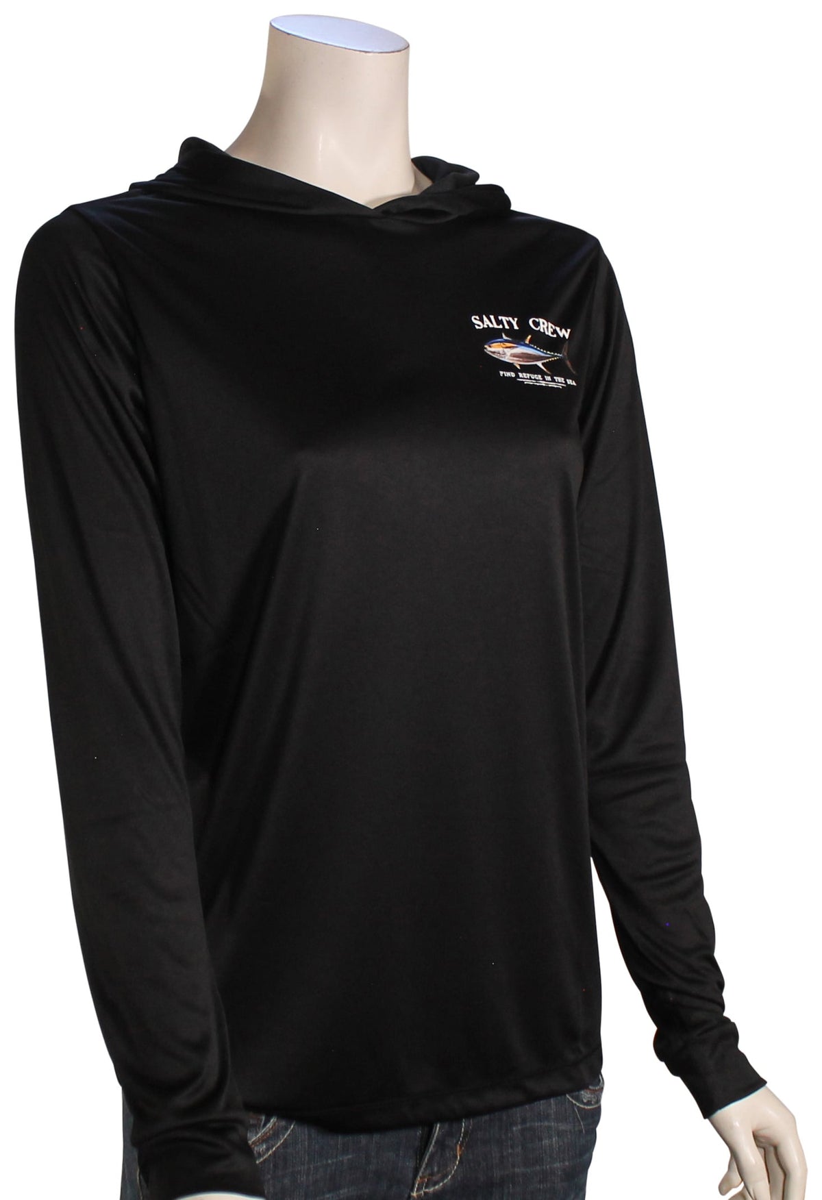 Salty Crew Big Blue Women's Surf Hoody - Black - L