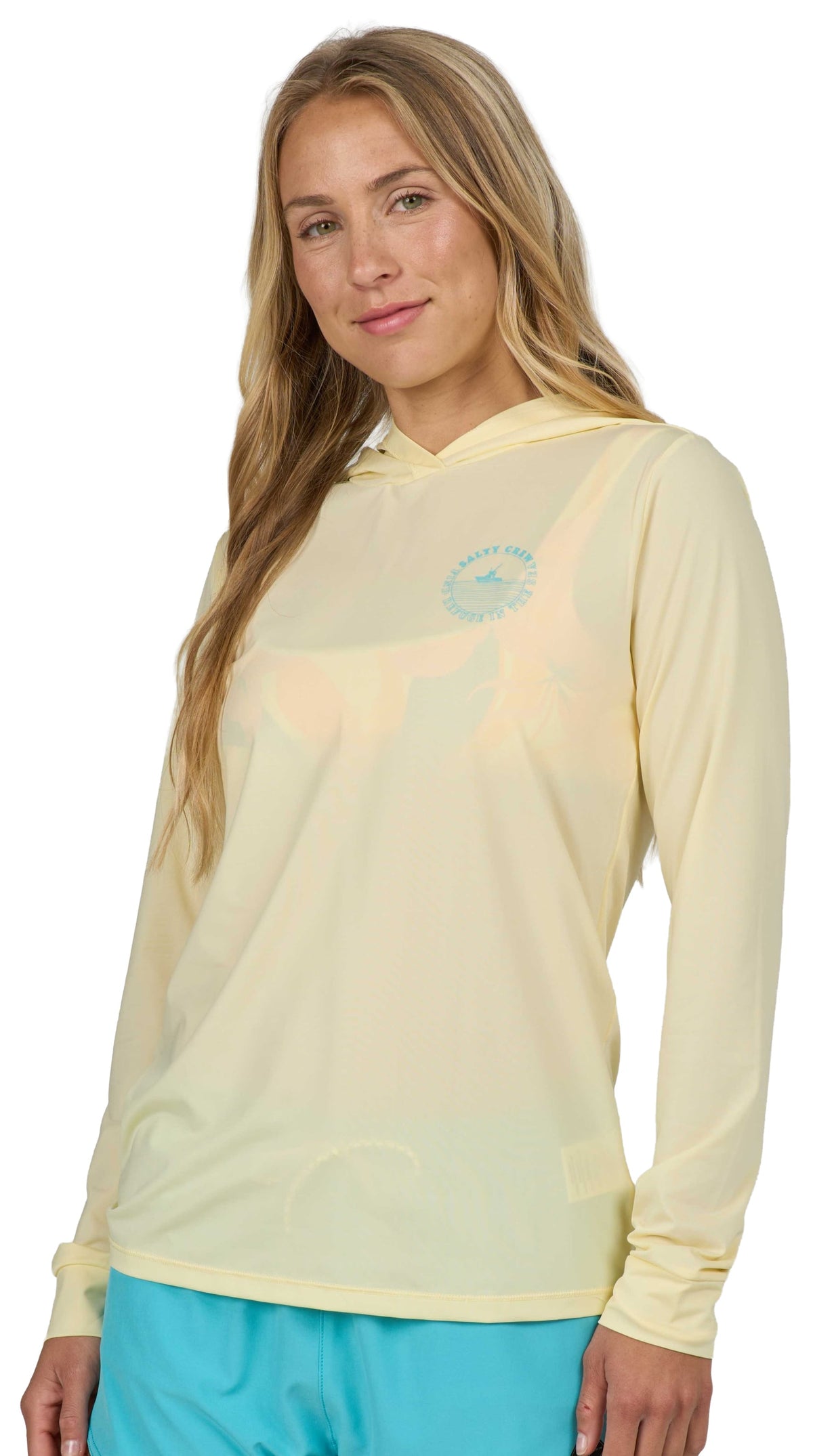 Salty Crew Heatwave Women's Hooded Sun Shirt - Banana