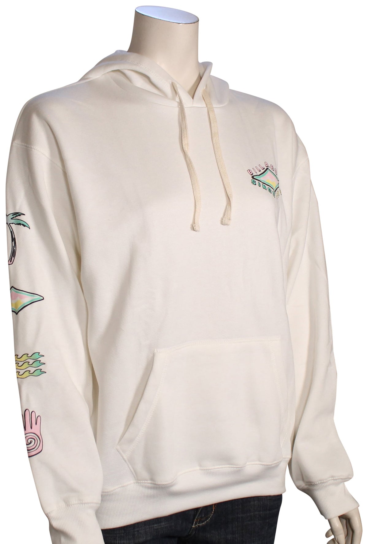 Billabong Keep Shining Women's Pullover Hoody - Salt Crystal