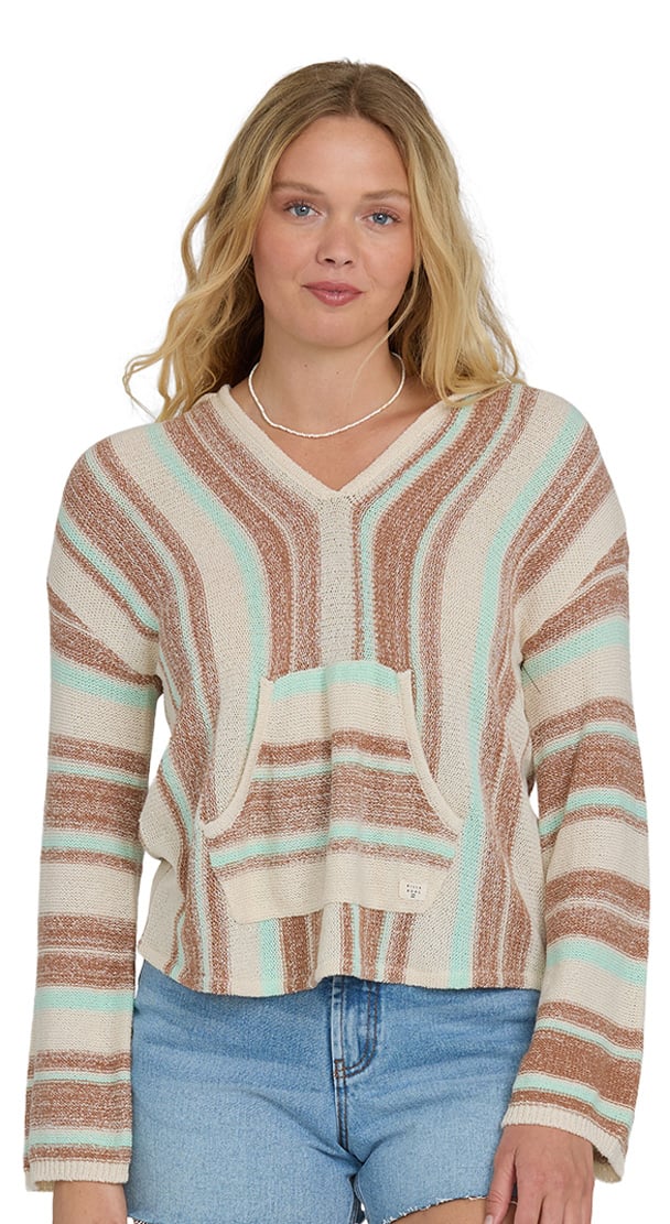 Billabong Baja Beach Women's Pullover Hoody - Sugar Almond