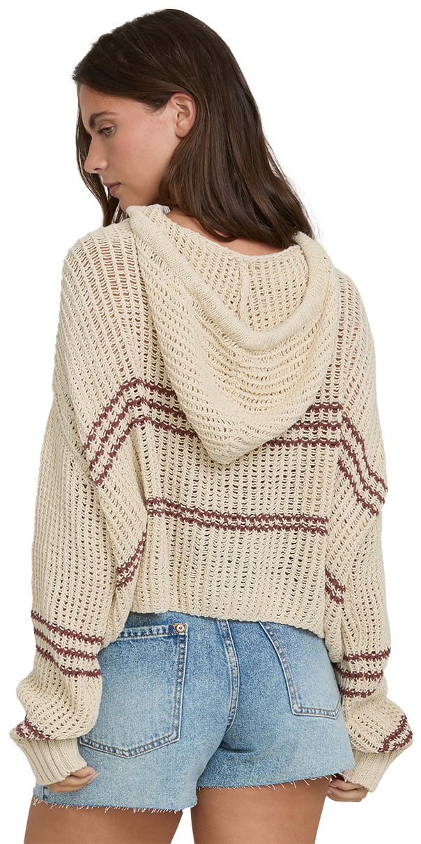 Billabong Dawn Women's Pullover Hoody - Whitecap – back view
