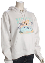 Rip Curl Paradise Palms Women's Pullover Hoody - Light Grey Heather