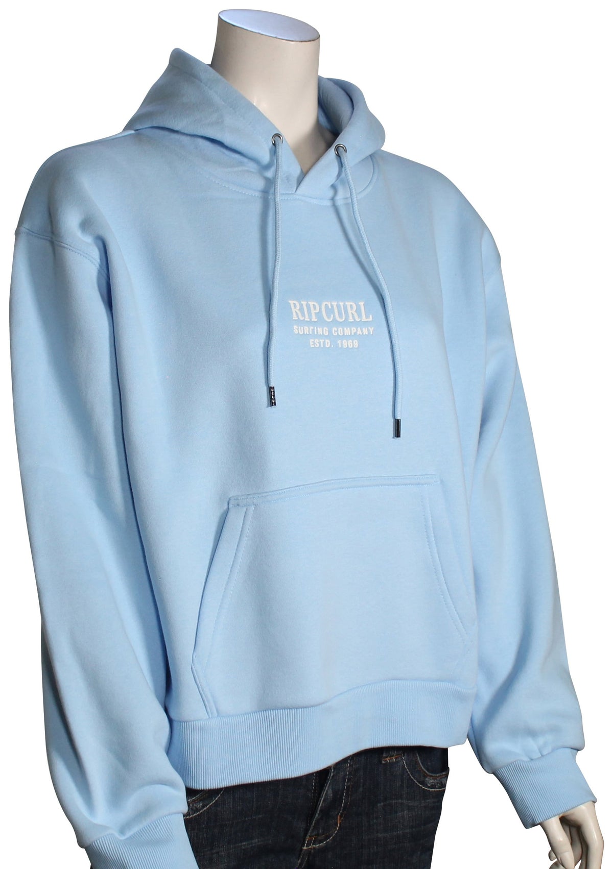 Rip Curl Surf Staple Relaxed Women's Pullover Hoody - Sky Blue