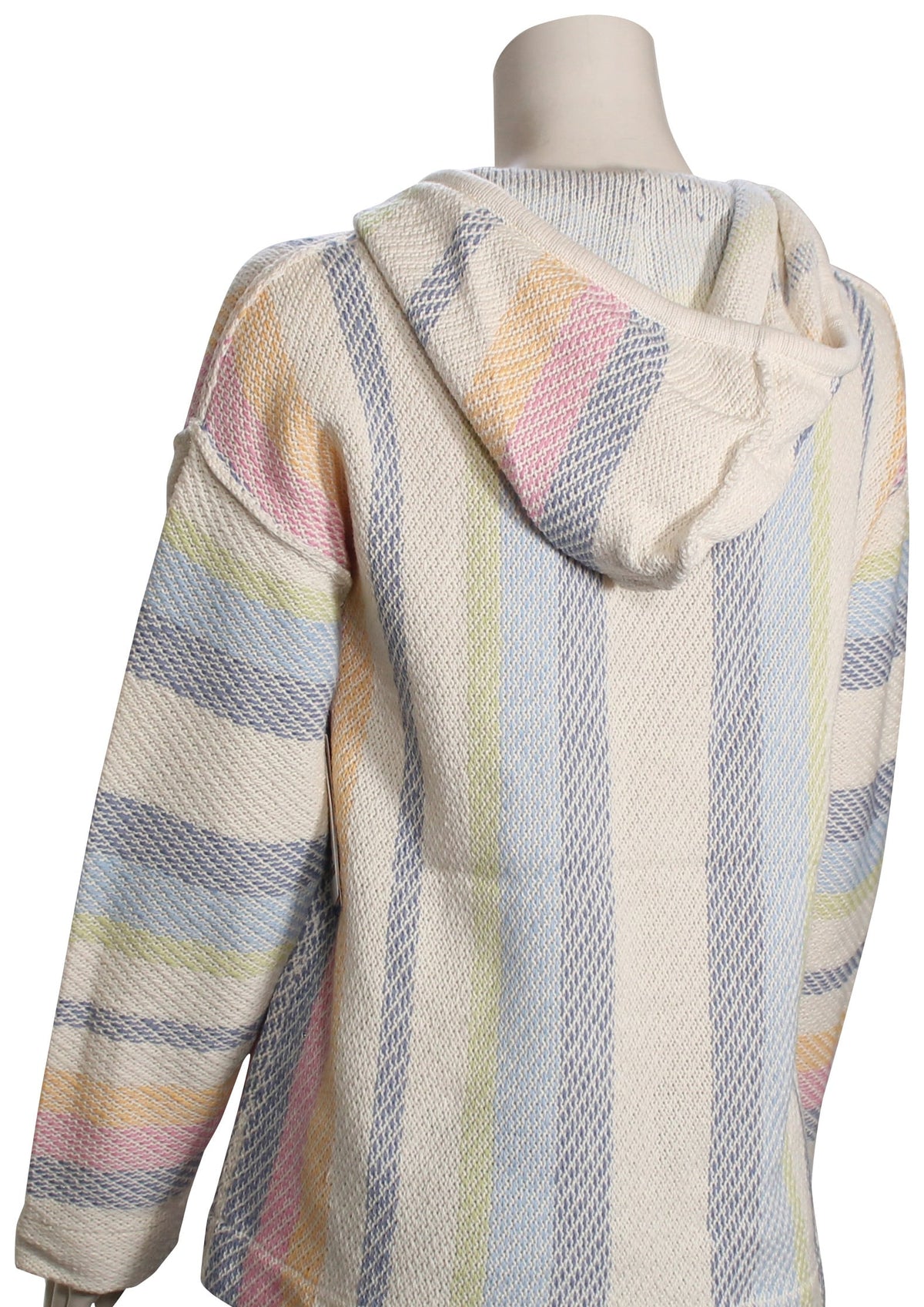 Rip Curl Surf Revival Poncho Women's Pullover Hoody - Pink – back view
