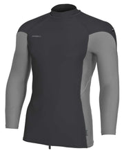 O'Neill Hyperfreak O'zone LS Rash Guard - Tempered Steel / Smoke