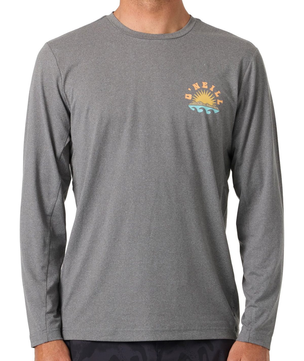 O'Neill Solar Scenic Men's Long Sleeve UPF T-Shirt - Gargoyle Melange – alternate view 1