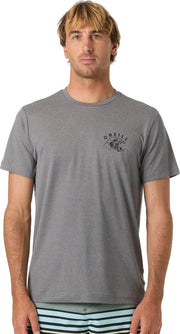 O'Neill Wave Brain Men's Short Sleeve UPF T-Shirt - Gargoyle Melange