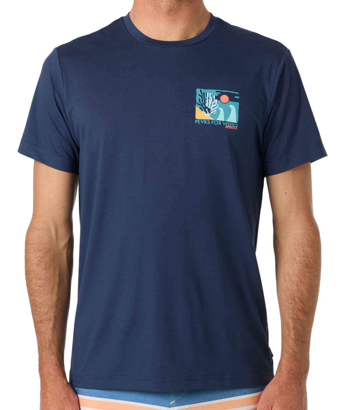 O'Neill Coral Men's Short Sleeve UPF T-Shirt - Navy – alternate view 1