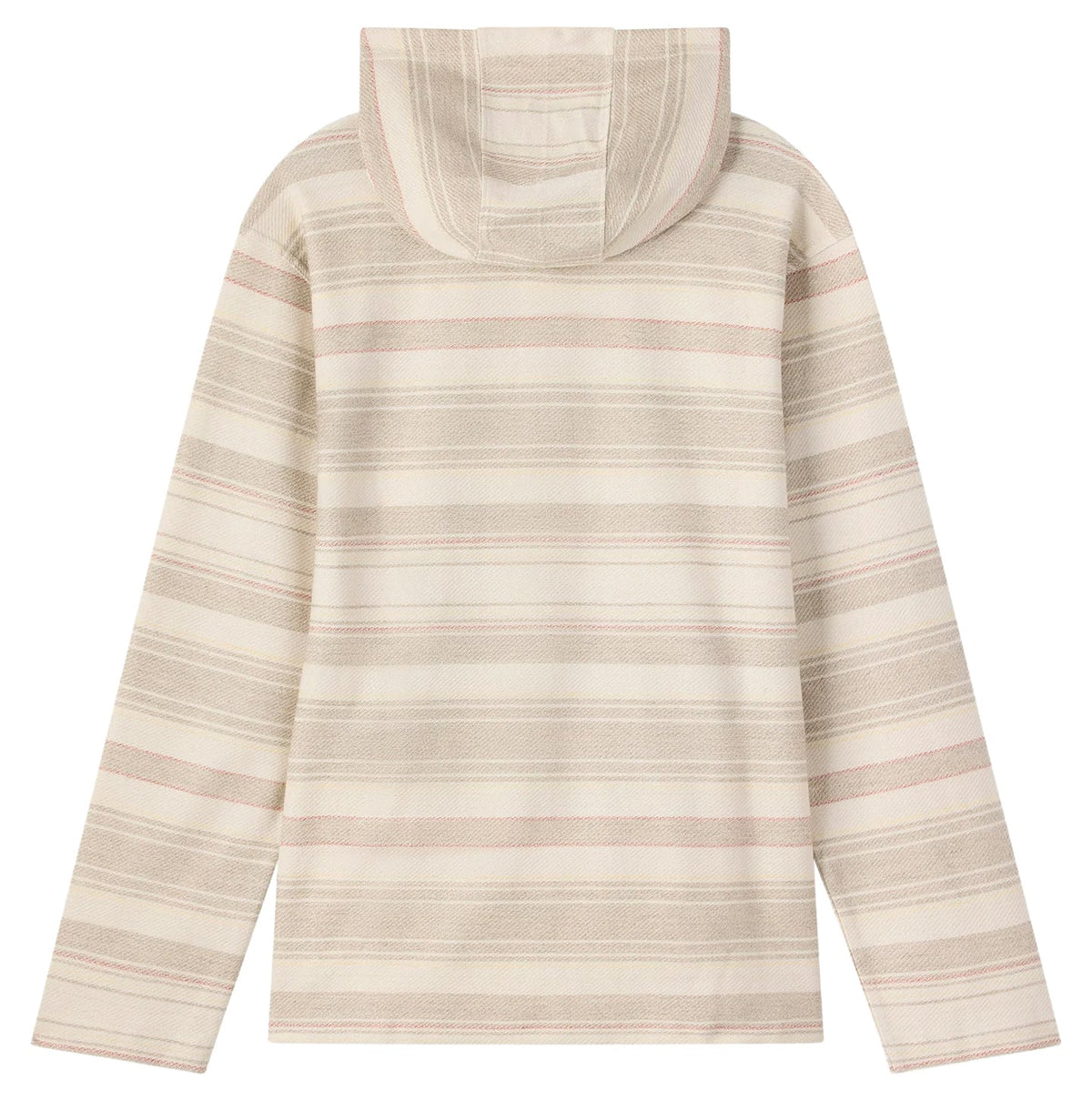 O'Neill Boy's Bavaro Stripe Poncho Hoody - Cream – back view