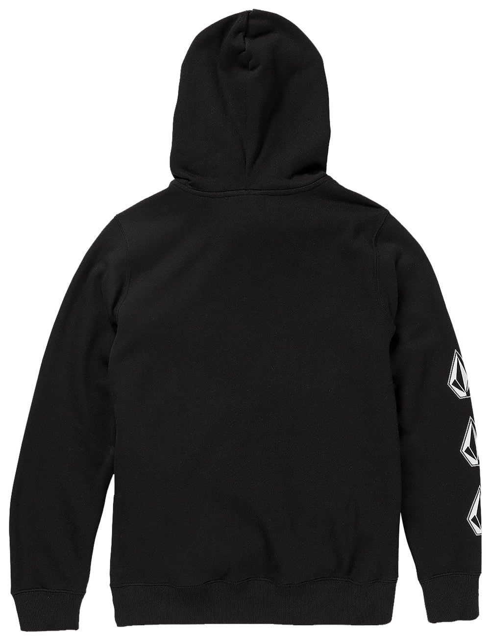 Volcom Iconic Stone Boy's Pullover Hoody - Black – back view