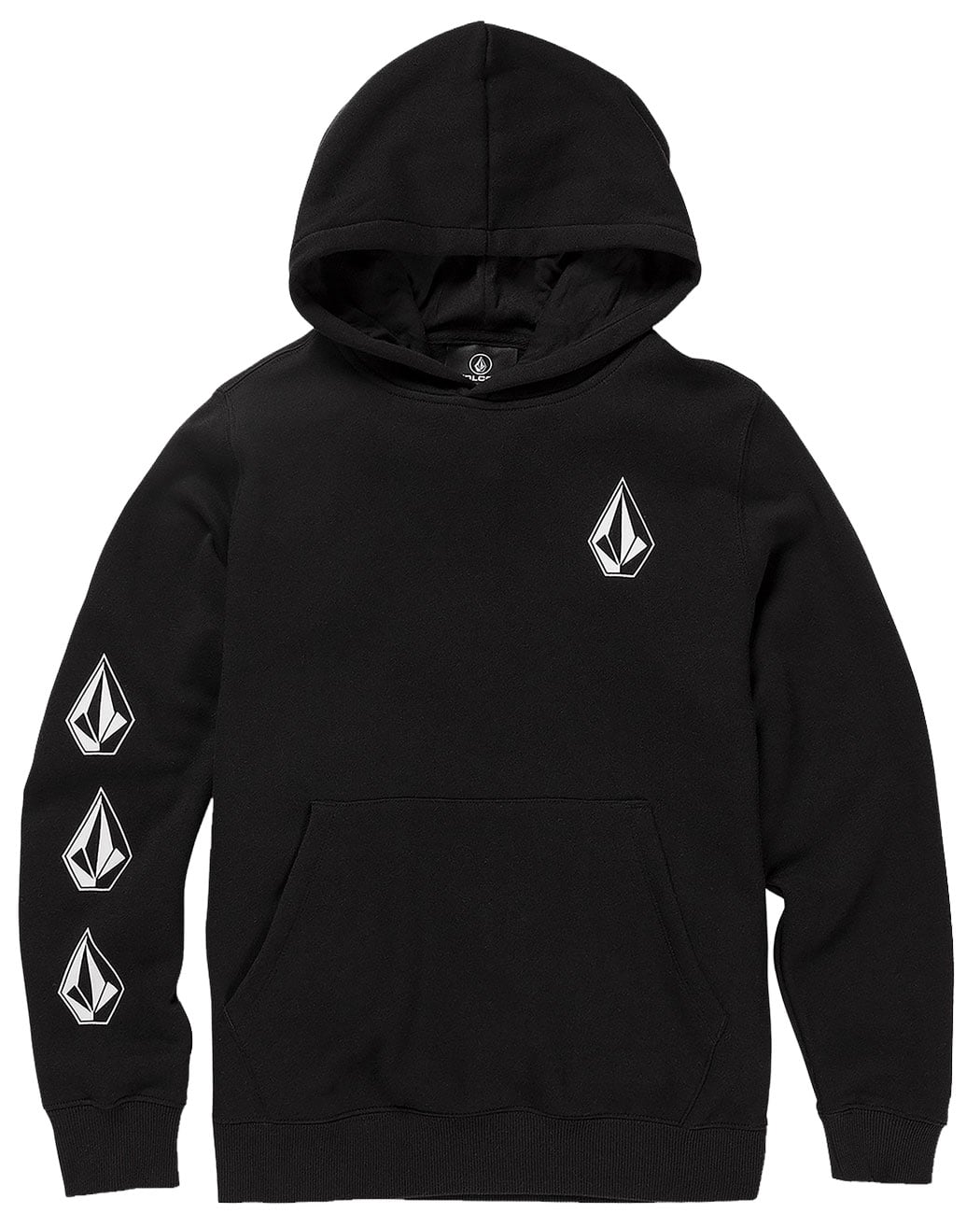 Volcom Iconic Stone Boy's Pullover Hoody - Black