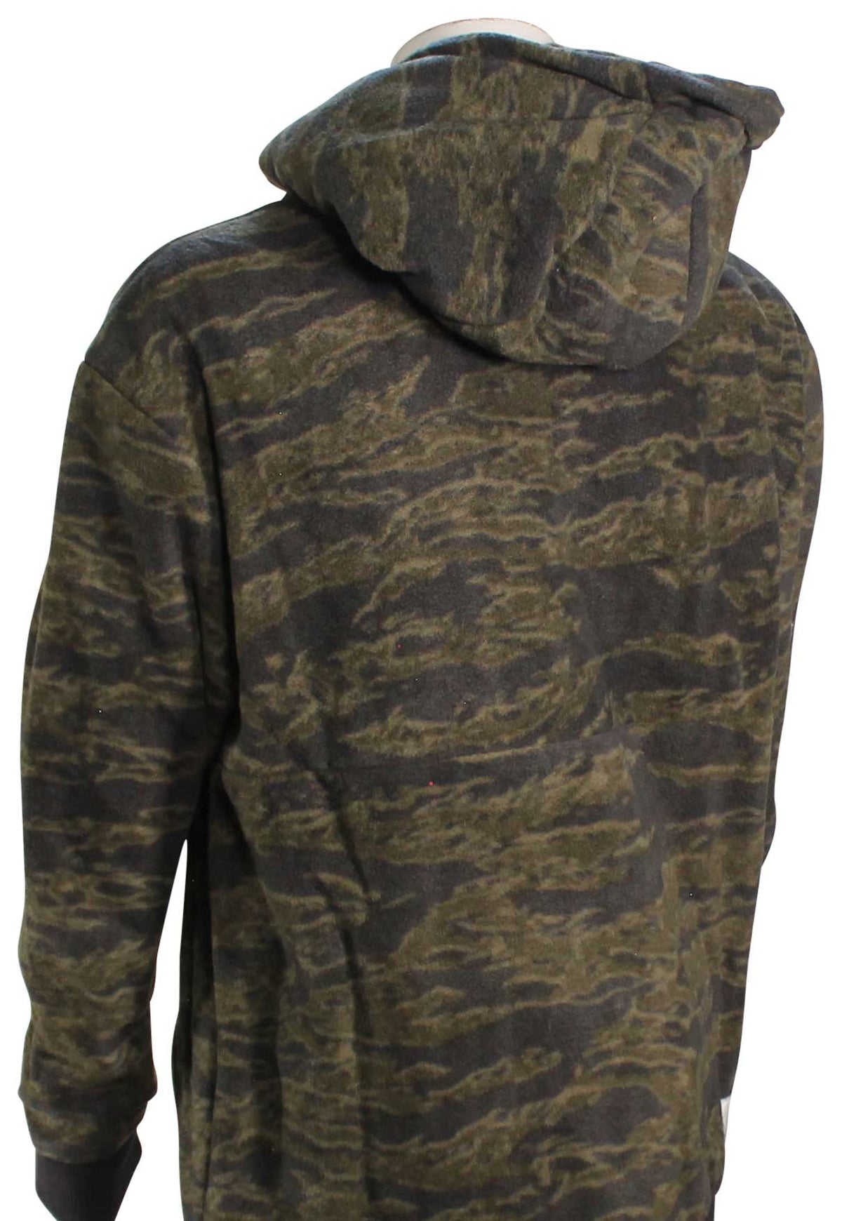 Quiksilver Boy's Essentials Polar Pullover Hoody - Woodland, back view