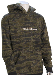 Quiksilver Boy's Essentials Polar Pullover Hoody - Woodland, front view