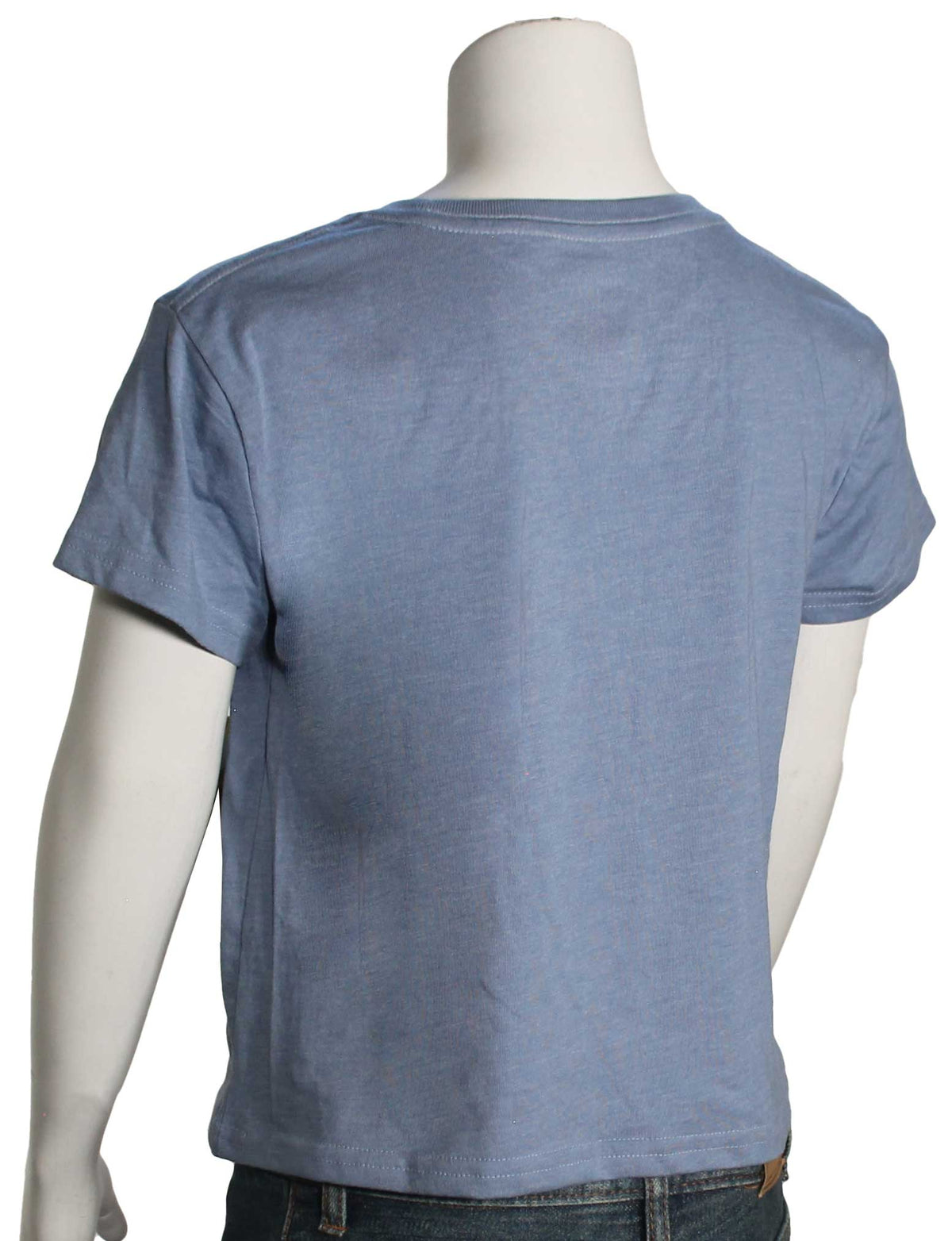Roxy Girl's Logo T-Shirt - Infinity Heather – back view