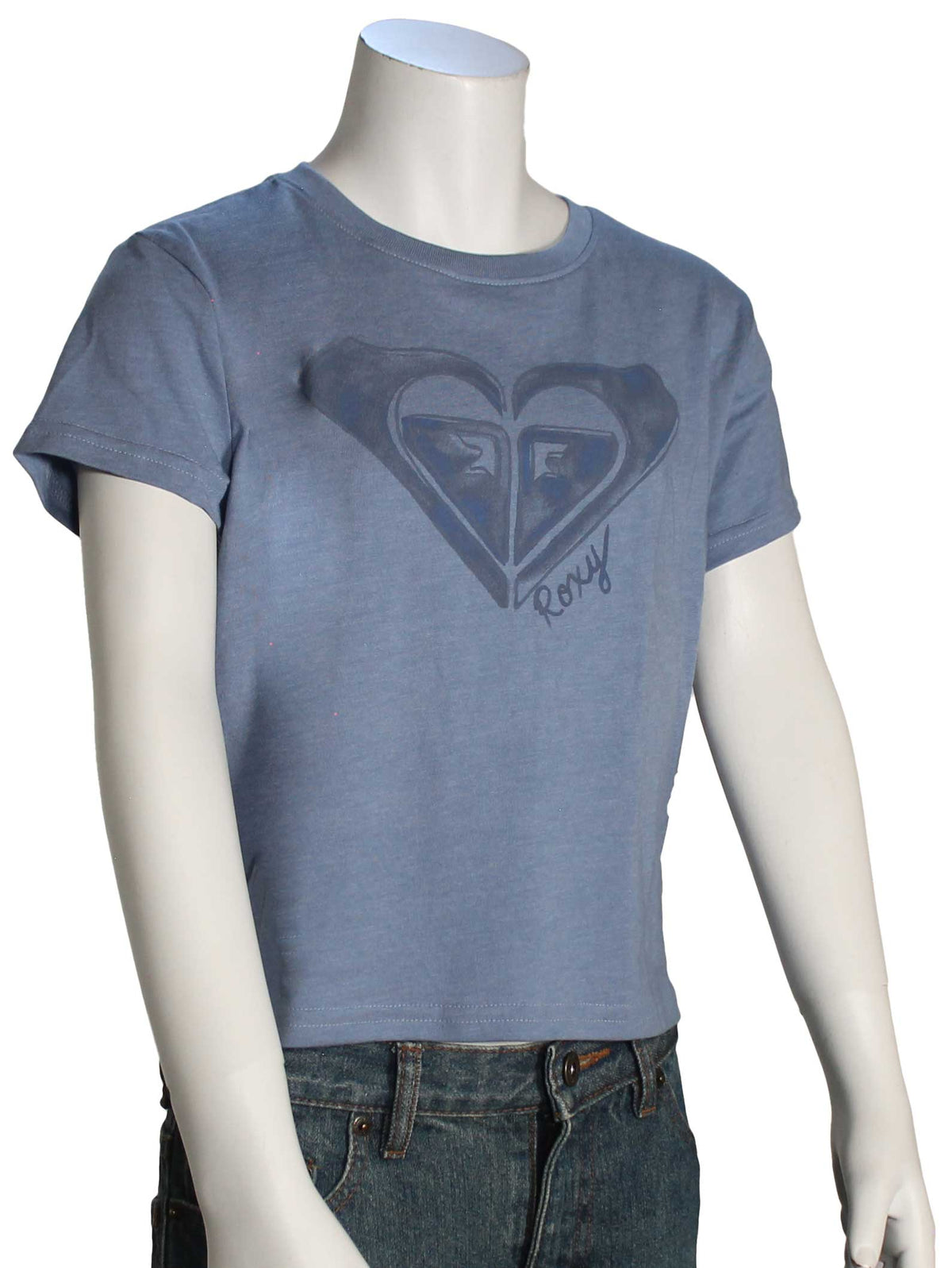 Roxy Girl's Logo T-Shirt - Infinity Heather