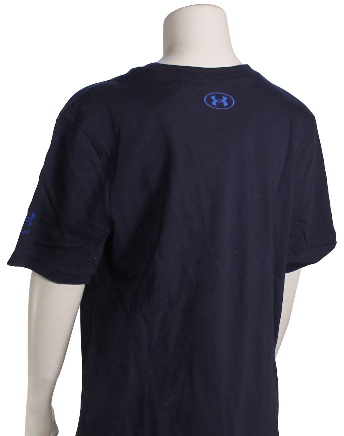 Under Armour Boy's Freedom Chest Flag T-Shirt - Academy / White / Red – back view