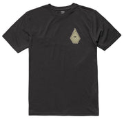 Volcom All Seeing Boy's Short Sleeve T-Shirt - Washed Black