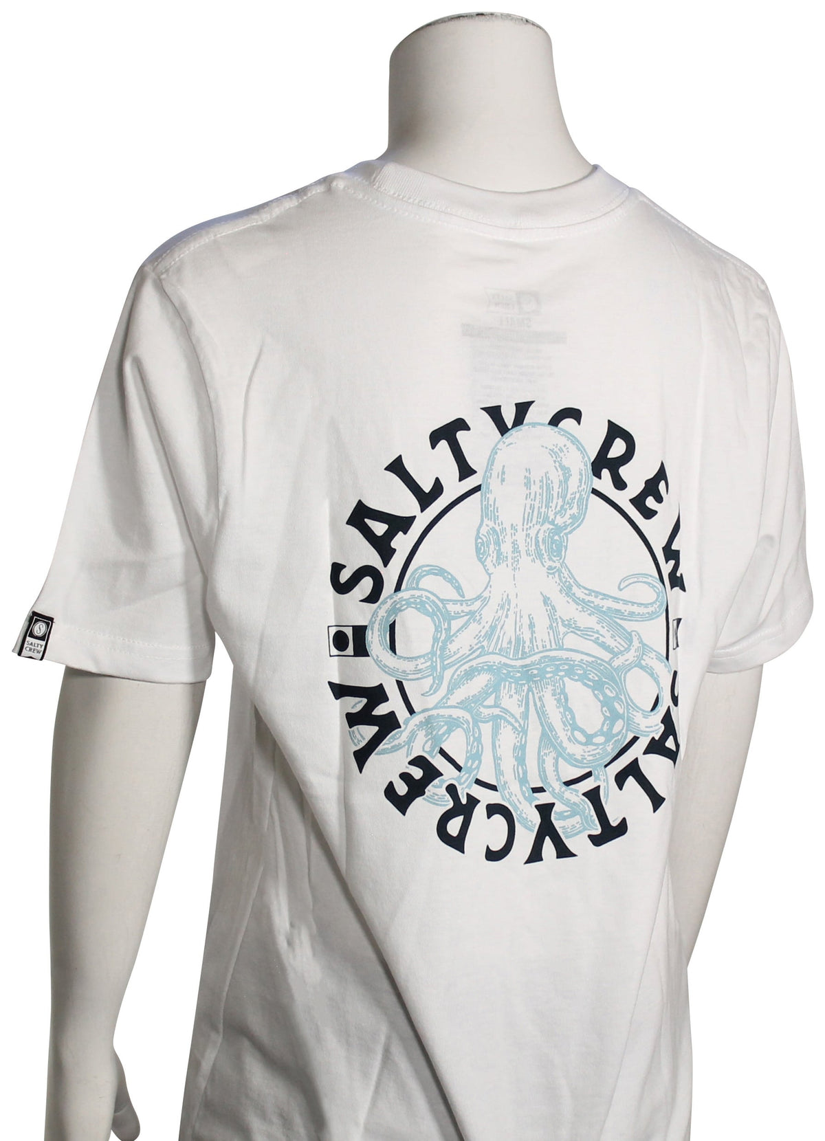 Salty Crew Boy's Tentacles T-Shirt - White – back view