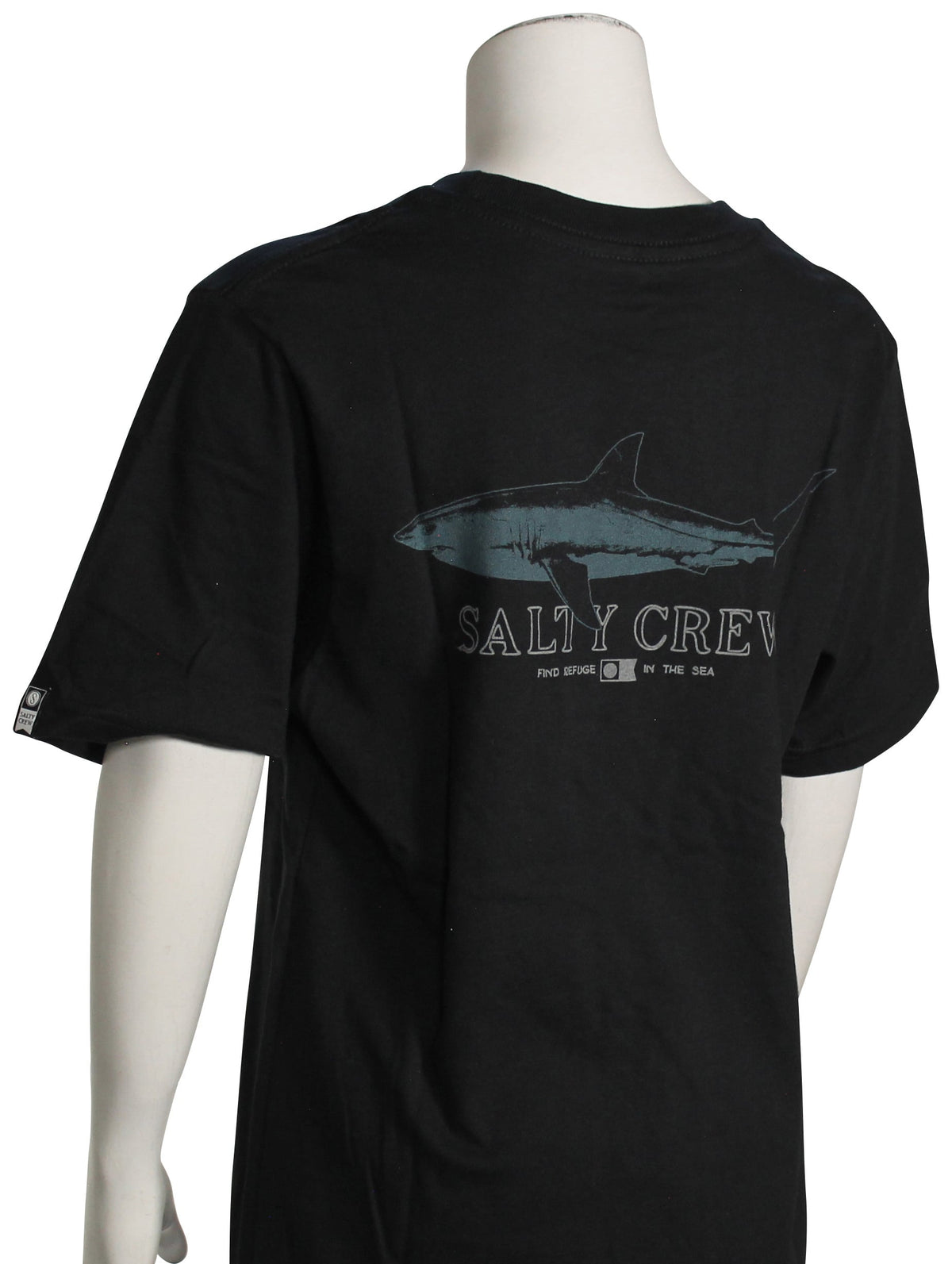 Salty Crew Boy's Brother Bruce T-Shirt - Black – back view