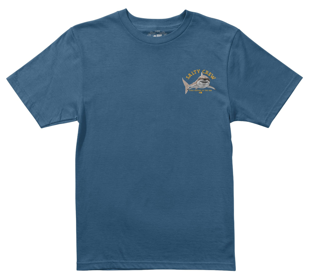 Salty Crew Lurking Boy's Short Sleeve T-Shirt - Cast Blue