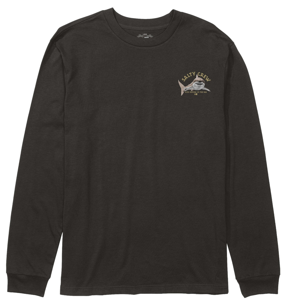 Salty Crew Lurking Boy's Long Sleeve T-Shirt - Black