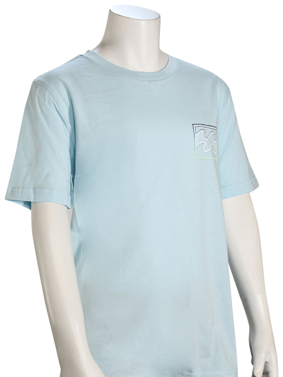 Billabong Boy's Crayon Wave SS T-Shirt - Coastal Blue